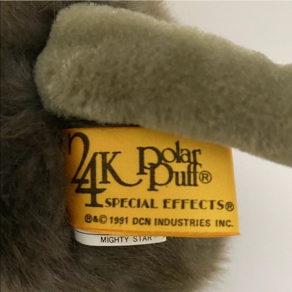 24K Polar Puff Special Effects Plush Rat “Minky” Vintage 1991 DCN Ind. 11” Tall - Picture 11 of 12